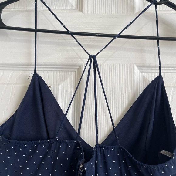 Row A Navy Polka Dot Dress - Picture 4 of 12